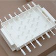 fossball_large_3D-printing.jpg Fichier STL Babyfoot de poche・Modèle à télécharger et à imprimer en 3D