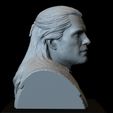 Geralt04.RGB_color.jpg Geralt of Rivia from The Witcher, 3d Printable Bust