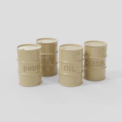 preview.jpg Fichier 3D gratuit baril de pétrole・Modèle imprimable en 3D à télécharger