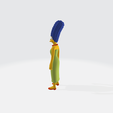 3.png Marge Simpson - modelo 3d