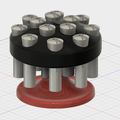 R8 Stand Assy.PNG R8 Collet Spinning Holder