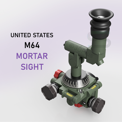 🇺🇸 M64 Mortar Sight・ 3D File for 3D printing・Cults