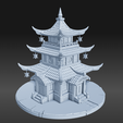 mau83.png1.png Mystical Eastern Pagoda – Fantasy Lantern Temple 3D Model