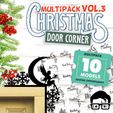 COP.jpg 🎅 Christmas door corners vol. 3 💸 Multipack of 10 models 💸 (santa, decoration, decorative, home, wall decoration, winter) - by AM-MEDIA