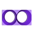 duo.stl Adaptateur de ventilateur 120mm Zotac RTX 2070 Super Mini 1x/2x