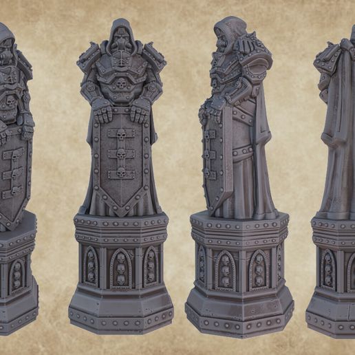 1000X1000-2.jpg Templar Statue Terrain – Full Kickstarter Campaign Set