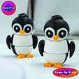 d.jpg PRINT IN PLACE CUTE FLEXI TINY PENGUIN