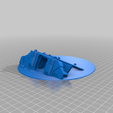 Ruined_Rhino_160mm_topper.png Free STL file Ruined Rhino 160mm base topper・Design to download and 3D print