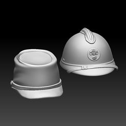 323121231.jpg Fichier STL Casque français・Objet pour impression 3D à télécharger
