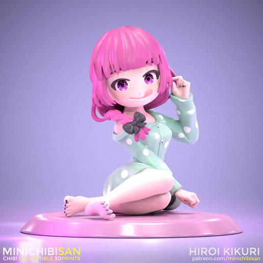 Hiroi Kikuri - Sleepy Fun Night - Bocchi the Rock! Anime Figure - 3D Printing