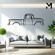 apache-31.png Wall Silhouette: Chevrolet Set