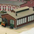 IMG_6586.JPG NEW HO Scale Two Stall Engine House