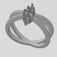 wf1.jpg Fichier STL Bague à diamants en grappe à tige croisée Tailles US 6 7 8 Modèle d'impression 3D・Modèle imprimable en 3D à télécharger