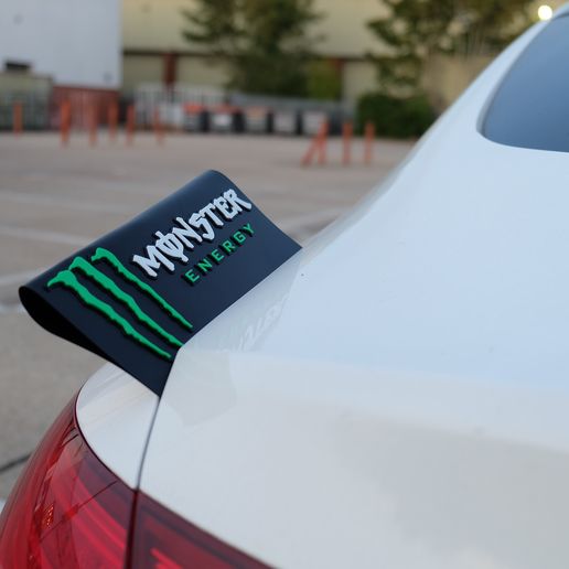 Monster Energy Car Badge – Racing Style Car Accessory