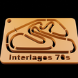 inter1.png 3D-Datei Strecke Formel 1 Schlüsselanhänger Interlagos Drucken 3d kostenlos・Vorlage für den 3D-Druck zum herunterladen, MCS3d