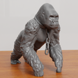 1.png Gorilla 3D print model
