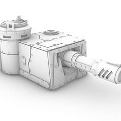 Turret-image.png Tourelle de chariot Ork pour wargames 28mm