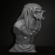 3.jpg Predator Bust Figurine 3D Printing Assembly