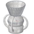vase43-00.jpg industrial style vase cup vessel v43 for 3d-print or cnc