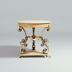 Round-Table.jpg 3D file Round Table・3D print model to download