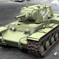 KV1-1941.jpg Fichier 3D Tank KV1 - Modèle RC・Objet imprimable en 3D à télécharger, slesingr