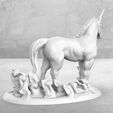 Unicorn_Casual_2.jpg STL file Unicorn - Casual Pose - Tabletop Miniature・3D printing model to download, M3DM
