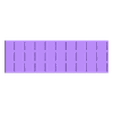 10x3.stl Wargaming Base adapter tray 20mm to 25mm for Fantasy Wargames