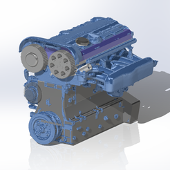 Thumbnail.png Volvo B5244T Engine 3D model