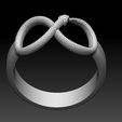 6589879.jpg STL file ring snake・3D printable model to download