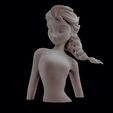 3.jpg Disney Elsa Frozen Statue Sculpt 3D Print Files (Download files) figure digital pattern 3D Princess printing figurine