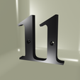 CV11.png House number, numbered stakeout N°11