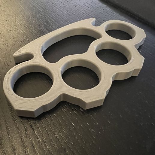 Plastic knuckles 3D model