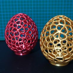 Voronoi LED Egg tealight shade