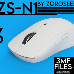 ZS-N1-Etsy-Thumbnail.png ZS-N1, 3D Printed Asymmetric Wireless Mouse based for Logitech G305 on Vaxee NP01
