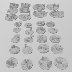 BaseToppers2.png Exotic Planet base toppers  25mm 28mm, 32mm, 50mm, 60mm