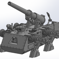 1.png STL file Ursa Pattern Groundpounder Vehicle・3D printing model to download