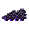 Grassland Peaks B N 24x solid.stl BATTLETECH TERRAIN MAP SET GRASSLAND PEAKS (by ROBOMAPS)