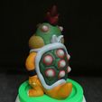 Bowser-Base-Jr-Painted-2.jpg Файл STL Боузер младший (легкая печать без поддержки)・Модель для печати в 3D скачать