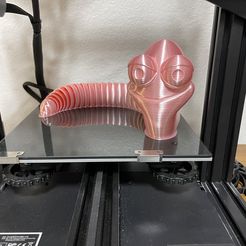 EARTHWORM CARTOON ARTICULATED