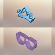 CoolGirlPack1c.jpg Cool Girl Princess Pack: 6 Cute Cookie Cutters! Queen's Crown, Princess Tiara, Sunglasses, Lady's Purse, High Heel Shoe, Champagne Glass