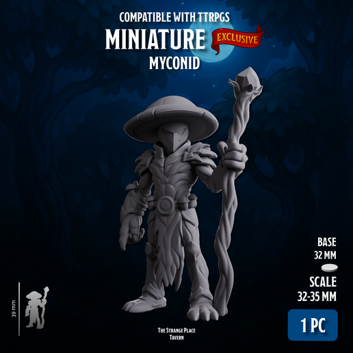 🎲 MYCONID・ 3D File for 3D printing・Cults