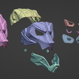 104.png 3D file EVO Bear - COSPLAY SCI-FI MASK - DIGITAL STL FILE FOR 3D-PRINTING・3D printable design to download
