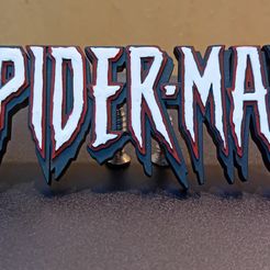 2x SPIDER-MAN (1994) Logo Display by MANIACMANCAVE3D