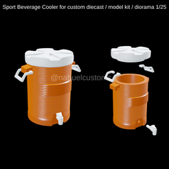 Proyecto-nuevo-2023-01-30T172916.134.png Fichier STL Refroidisseur de boissons Sport pour diecast / kit de modélisme / diorama personnalisé 1/25・Plan pour imprimante 3D à télécharger
