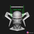 25.JPG STL file The Whole Hollow Mask - Kurosaki Ichigo - Bleach・3D print design to download