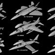 Package01.jpg AIRCRAFT PACKAGE 01 - 9 plus 1 Stl Files Of Various Aircraft Model