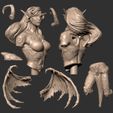 DH14.jpg Free STL file Demon Hunter - World of Warcraft (Fan art)・3D print design to download, White_Werewolf_Tavern