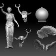 6.jpg Winged Victory on Sphere – 3D Sculpture Model