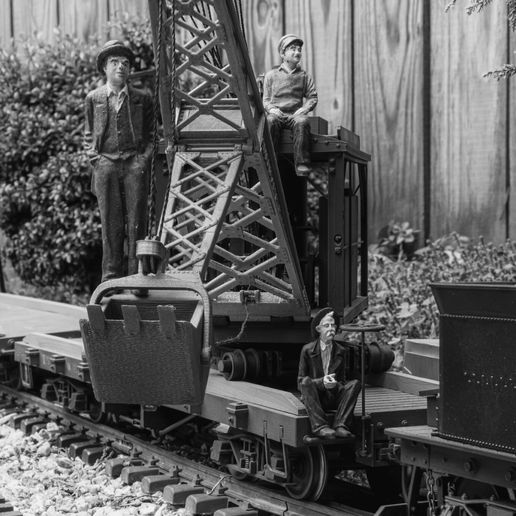 299434133_3141949556119889_532887666028877384_n.jpg American Open Cab Railroad Ditcher G-Scale