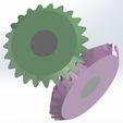 BG01-006.jpg Free STL file Simple bevel gear transmission-2 gears・3D printable model to download